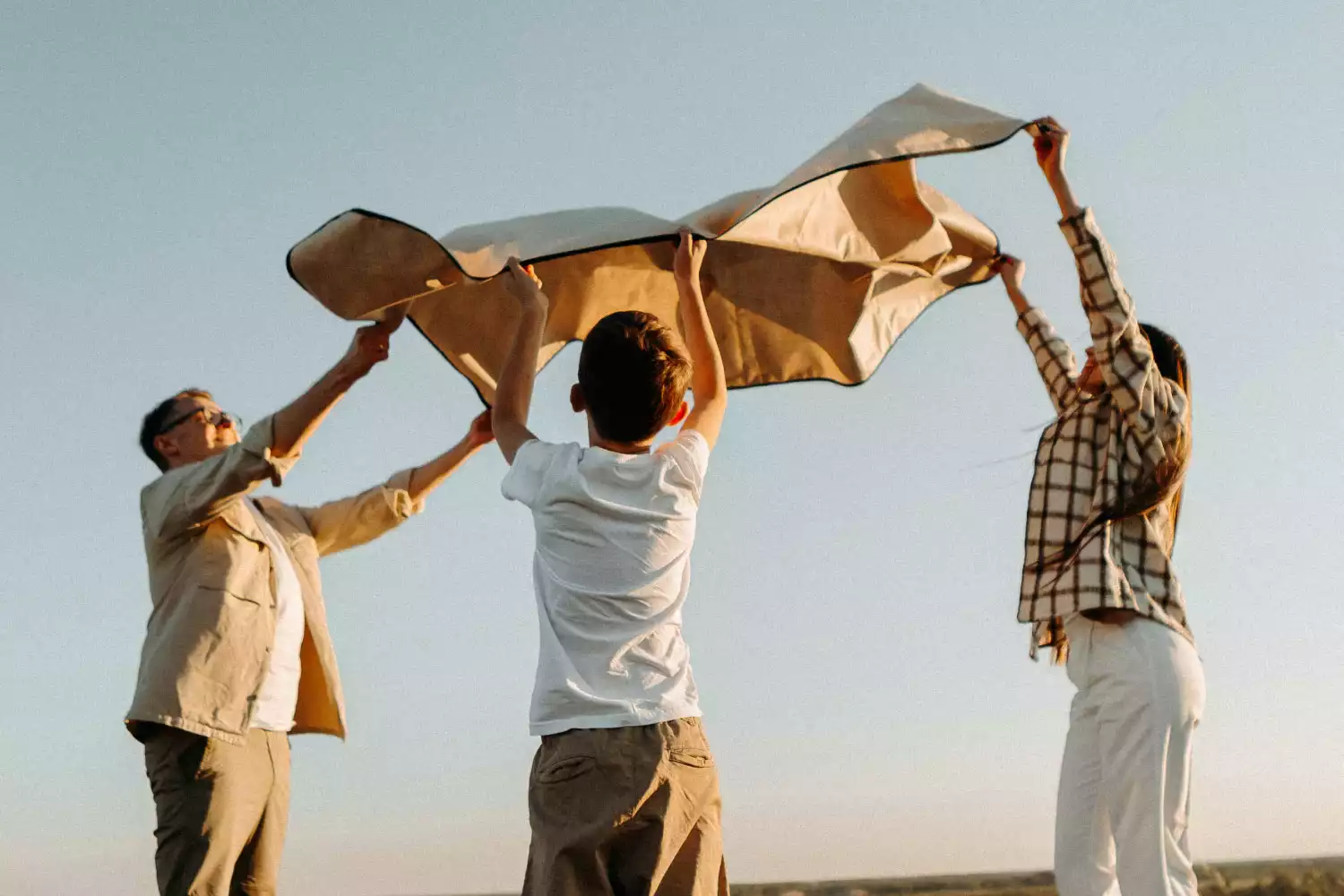 light picnic blanket